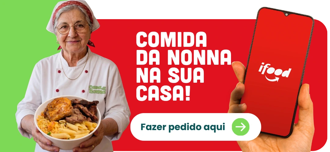 Comida da Nonna na sua casa — Peça pelo iFood